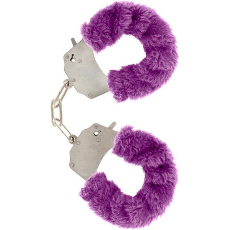 TOYJOY - FURRY FUN MANKIETKI BONDAGE FIOLETOWE