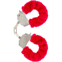 TOYJOY - FURRY FUN MANKIETKI BONDAGE CZERWONE