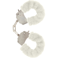 TOYJOY - FURRY FUN MANKIETKI BONDAGE BIALY