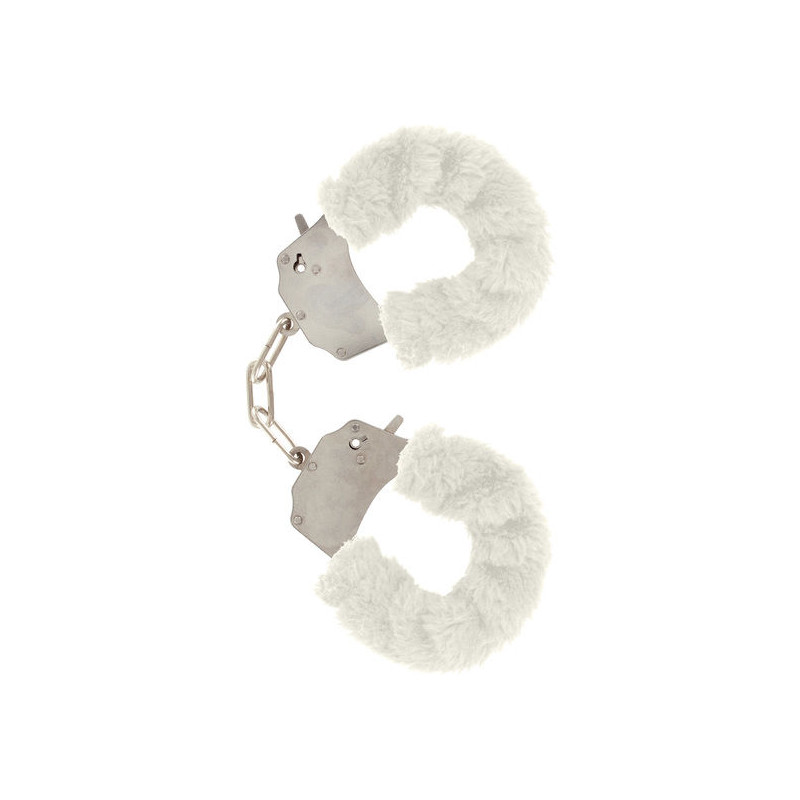 TOYJOY - FURRY FUN CUFFS BONDAGE WHITE TOYJOY - FURRY FUN CUFFS BONDAGE WHITE
