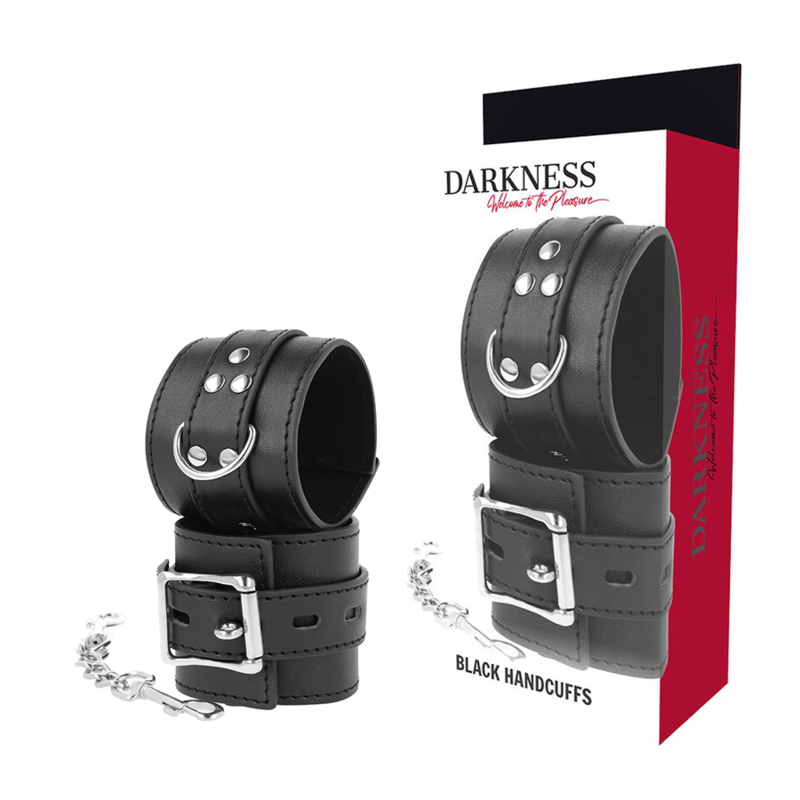 DARKNESS - ESPOSAS LEATHER NEGRO DARKNESS - ESPOSAS LEATHER NEGRO