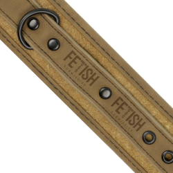 FETISH SUBMISSIVE ORIGIN - WEGA?SKIE KAJDANKI SKÓRZANE Z PODSZEWK? Z NEOPRENU