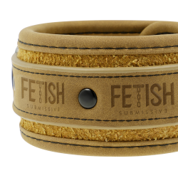 FETISH SUBMISSIVE ORIGIN - MANETTE IN PELLE VEGANA CON FODERA IN NEOPRENE