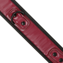 FETISH SUBMISSIVE DARK ROOM - COLLIER CHAÎNE DOUBLURE EN NÉOPRÈNE