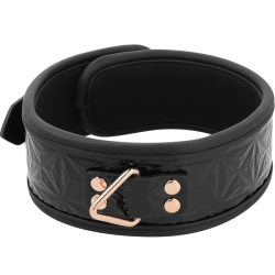 BEGME - KOLNIERZ BLACK EDITION PREMIUM WEGANSKA SKORA Z NEOPRENOWA PODSZEWKA