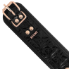 BEGME - KOLNIERZ BLACK EDITION PREMIUM WEGANSKA SKORA Z NEOPRENOWA PODSZEWKA