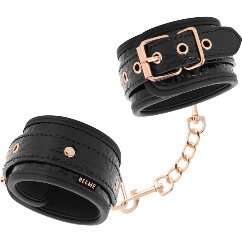BEGME - MANKIETY NA KOSTKI PREMIUM BLACK EDITION Z NEOPRENOWA WYSCIOLKA