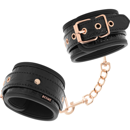 BEGME - MANKIETY NA KOSTKI PREMIUM BLACK EDITION Z NEOPRENOWA WYSCIOLKA