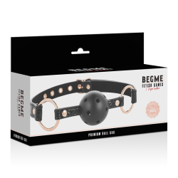 BEGME - BLACK EDITION BALL GAG WEGANSKA SKORA