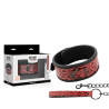 BEGME - KOLNIERZ ZE SKORY WEGANSKIEJ PREMIUM RED EDITION Z NEOPRENOWA PODSZEWKA