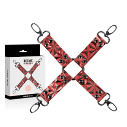 BEGME - KRAWAT ZE SKORY WEGANSKIEJ PREMIUM RED EDITION