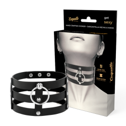 COQUETTE CHIC DESIRE - STYL FETISH WEGANSKI SKORZANY CHOKER