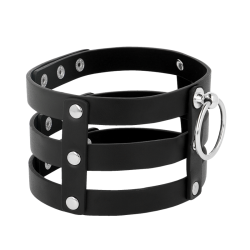 COQUETTE CHIC DESIRE - STYL FETISH WEGANSKI SKORZANY CHOKER