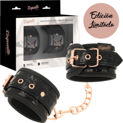 COQUETTE CHIC DESIRE - KAJDANKI BLACK EDITION Z NEOPRENOWA PODSZEWKA