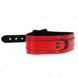 KINK - WINNO CZERWONY NASZYJNIK REGULOWANY 37,5-49,5 CM X 5 CM