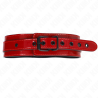 KINK - WINNO CZERWONY NASZYJNIK REGULOWANY 37,5-49,5 CM X 5 CM