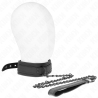 KINK - NEOPRENOWY KOLNIERZ BONDAGE MODEL 1 Z PASEM 78 CM REGULOWANY 37,5 X 49,5 CM