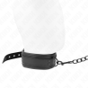 KINK - NEOPRENOWY KOLNIERZ BONDAGE MODEL 1 Z PASEM 78 CM REGULOWANY 37,5 X 49,5 CM