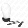 KINK - NEOPRENOWY KOLNIERZ BONDAGE MODEL 2 Z PASEM 78 CM REGULOWANY 37,5 X 49,5 CM