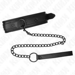 KINK - NEOPRENOWY KOLNIERZ BONDAGE MODEL 2 Z PASEM 78 CM REGULOWANY 37,5 X 49,5 CM