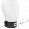 KINK - NASZYJNIK Z PASKIEM 65 CM Z SZEROKIM CZARNYM PASEM Z REGULACJA 33,5-41 CM X 5 CM