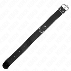 KINK - NASZYJNIK Z PASKIEM 116 CM CZARNY PASEK Z REGULACJA 32-50 CM X 8 CM