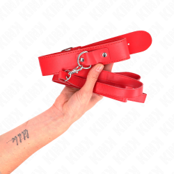 KINK - NASZYJNIK Z PASKIEM 116 CM ROJO PASEK Z REGULACJA 32-50 CM X 8 CM