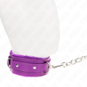 KINK - OBROZA ZE SMYCZA 65 CM Z OGRANICZENIAMI FIOLETOWA 36-42 CM X 5,5 CM
