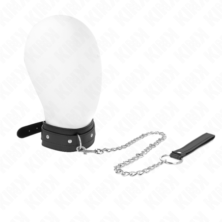 KINK - NASZYJNIK ZE SMYCZA 65 CM 1 PIERSCIEN REGULOWANY 38-49 CM X 5 CM