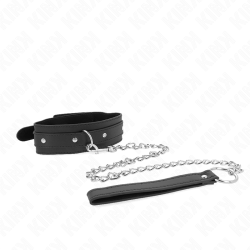 KINK - NASZYJNIK ZE SMYCZA 65 CM 1 PIERSCIEN REGULOWANY 38-49 CM X 5 CM