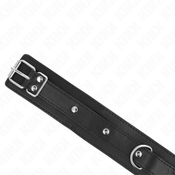 KINK - NASZYJNIK ZE SMYCZA 65 CM 1 PIERSCIEN REGULOWANY 38-49 CM X 5 CM