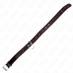 KINK - NASZYJNIK Z PASKIEM 65 CM SERCE 52,5 X 2,5 CM