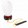 KINK - OBROZA Z GLADKIEJ TKANINY SMYCZ REGULOWANA 33-48 CM X 5,7 CM