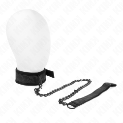 KINK - MODEL PODSTAWOWY OBROZA ZE SMYCZA 77 CM MODEL 5 REGULOWANA 34-54 CM X 5 CM
