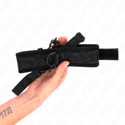 KINK - MODEL PODSTAWOWY OBROZA ZE SMYCZA 77 CM MODEL 5 REGULOWANA 34-54 CM X 5 CM