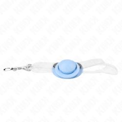 KINK - JASNONIEBIESKI KUBEK W KSZTALCIE SMOCZKA 5,5 x 4 CM Z REGULACJA 43-60 CM