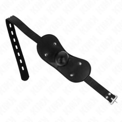 KINK - MASKA NA USTE BALL GAG Z ZAMKIEM REGULOWANYM 42-60 CM