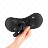 KINK - MASKA NA USTE BALL GAG Z ZAMKIEM REGULOWANYM 42-60 CM