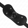 KINK - MASKA NA USTE BALL GAG Z ZAMKIEM REGULOWANYM 42-60 CM