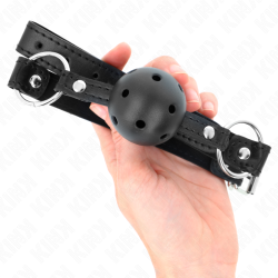 KINK - HOLLOW TWARDA CZARNA PILKA 4,5 CM GAG MODEL 1 63,5 X 2 CM