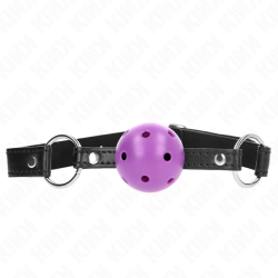 KINK - PUSTA, TWARDA FIOLETOWA PILKA 4,5 CM GAG 63,5 X 2 CM
