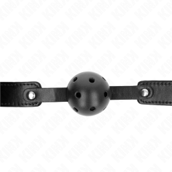 KINK - CZARNA PILKA ODDYCHAJACA 4,5 CM GAG 65 x 2,5 CM