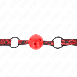 KINK - KULKA WZÓR DIAMENTOWY 4,5 CM GAG MODEL 1 64,5 CM REGULOWANA 42-60 CM