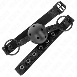 KINK - KULKA WZÓR DIAMENTOWY 4,5 CM GAG MODEL 3 64,5 CM REGULOWANA 42-60 CM