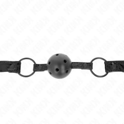 KINK - KULKA WZÓR DIAMENTOWY 4,5 CM GAG MODEL 3 64,5 CM REGULOWANA 42-60 CM