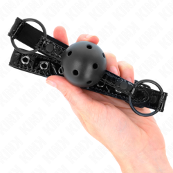 KINK - KULKA WZÓR DIAMENTOWY 4,5 CM GAG MODEL 3 64,5 CM REGULOWANA 42-60 CM