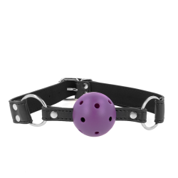 KINK - ODDYCHAJACA PILKA 4 CM KLEJK Z PODWÓJNYM NITEM FIOLETOWY 62,5 x 2,5 CM Z REGULACJA 42-58 CM