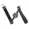 KINK - ODDYCHAJACA PILKA 4 CM KLEJK Z PODWÓJNYM NITEM FIOLETOWY 62,5 x 2,5 CM Z REGULACJA 42-58 CM