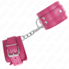 KINK - 3 ZAPIECIA NA NADGARSTKI D-RING REGULOWANE RÓZOWE 17,5-25 CM X 6 CM