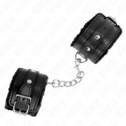 KINK - ZABEZPIECZNIK NA NADGARSTKI PREMIUM CZARNY Z CZARNYM PASEM Z REGULACJA 17-29 CM X 6 CM